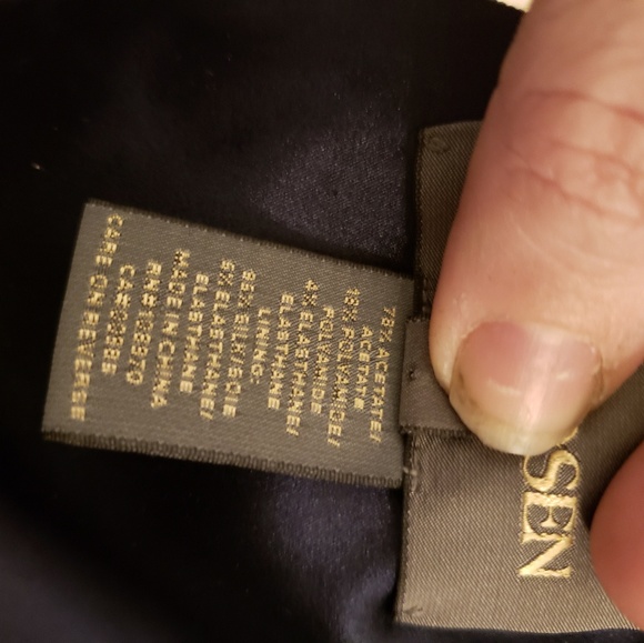 Zac Posen Asymmetrical Navy Animal Print Dress - Picture 7 of 8